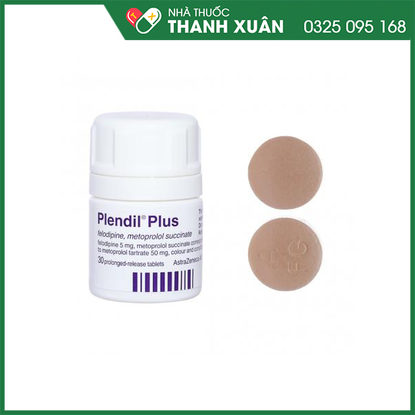 Thuốc Plendil Plus điều trị tăng huyết áp